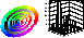 \begin{figure}
\centering \begin{tabular}{c@{\qquad}c}
\includegraphics[width=3cm]{colorcir}&
\includegraphics[width=3cm]{tac2dim} \end{tabular} \end{figure}